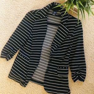 SOHO Apparel Ltd. black and white blazer